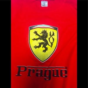 Prague Racing Shirt Red Yellow Size XL